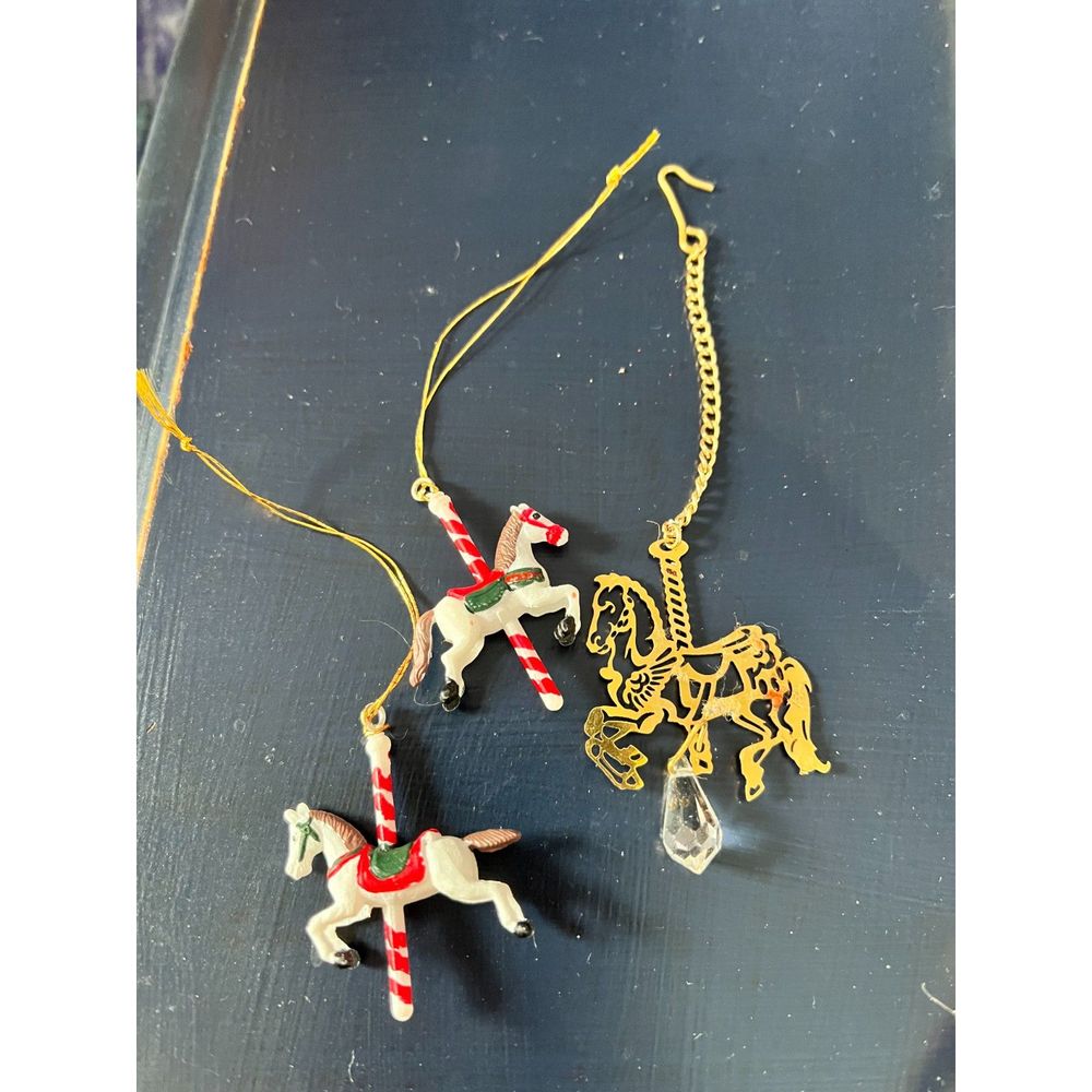 Carousel Christmas Ornaments